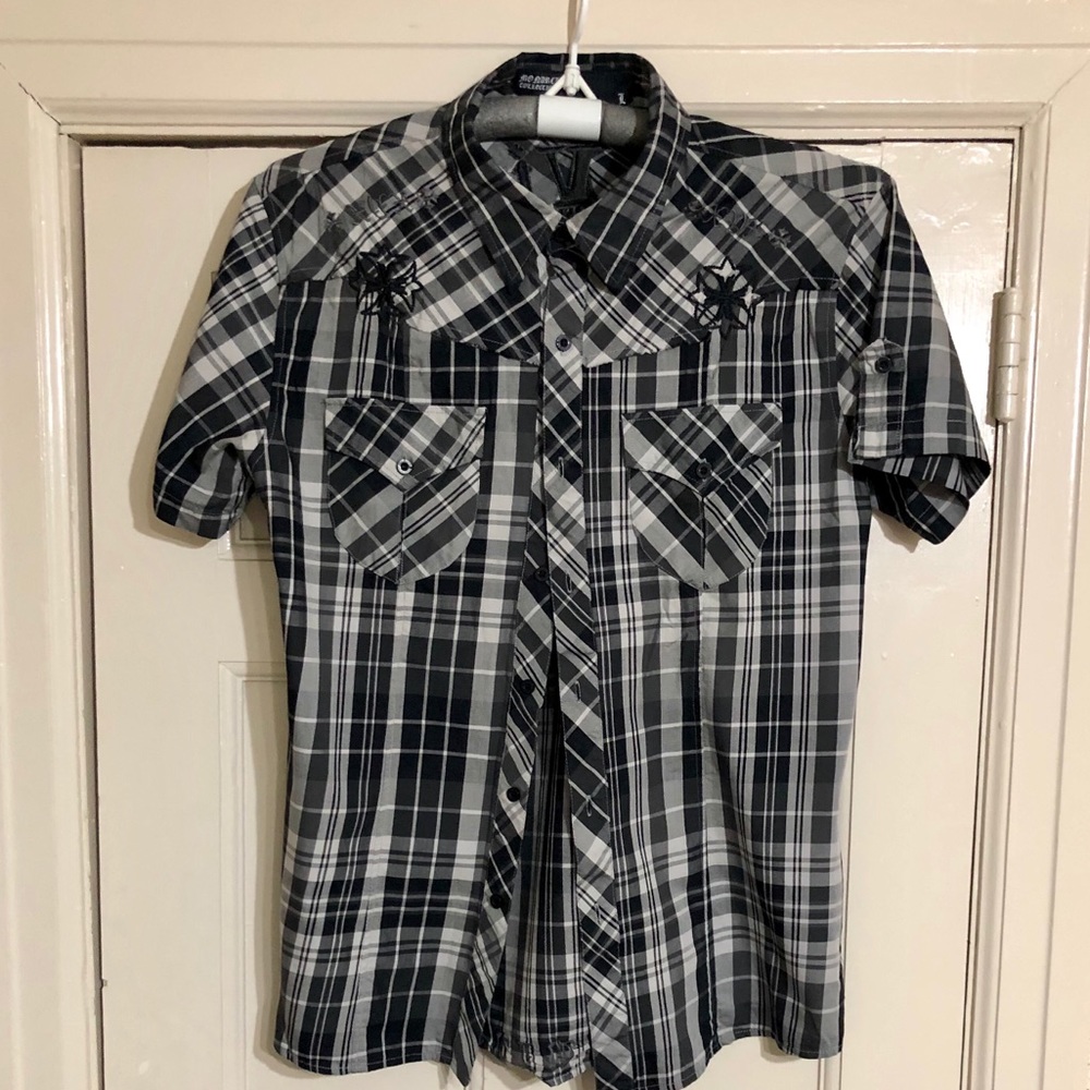 Monarchy Short Sleeve Button Down Shirt